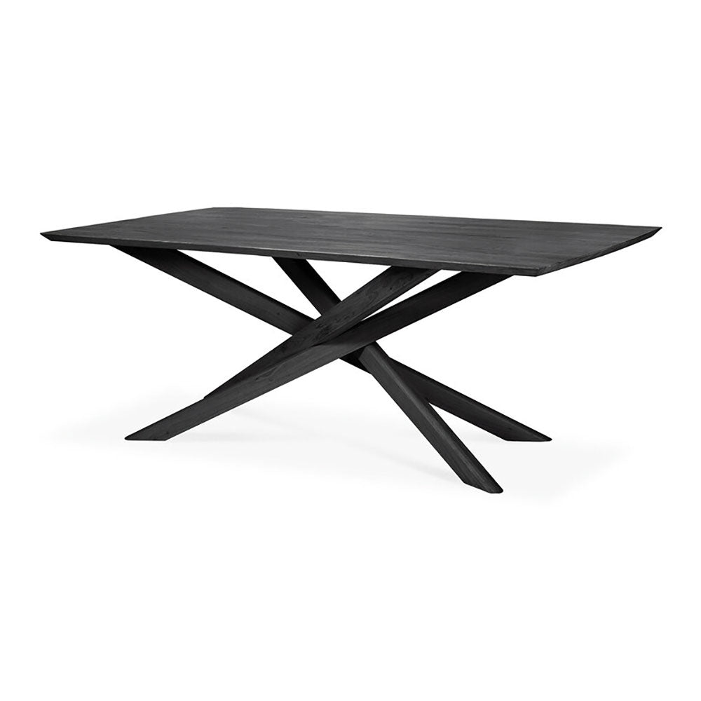 Mikado Dining Table - Black Oak