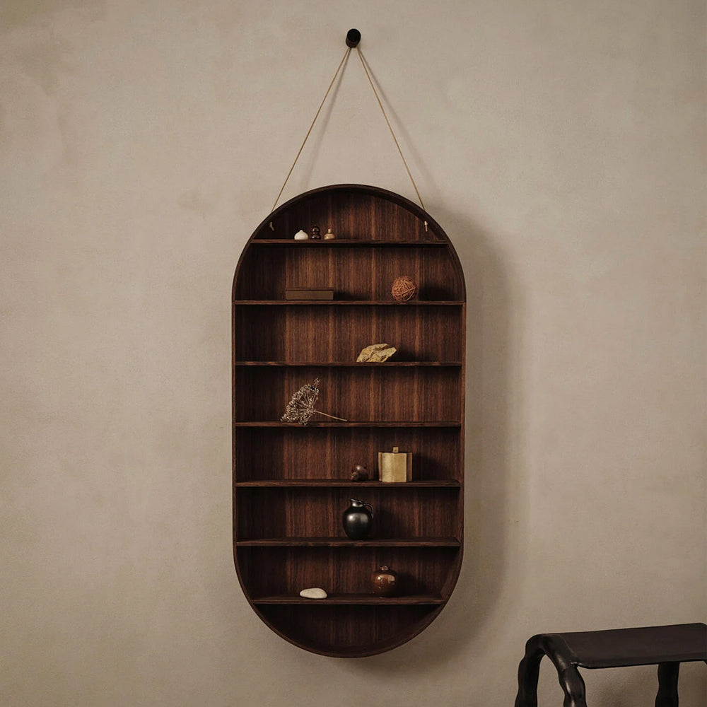 Oval Dorm Wall Shelf