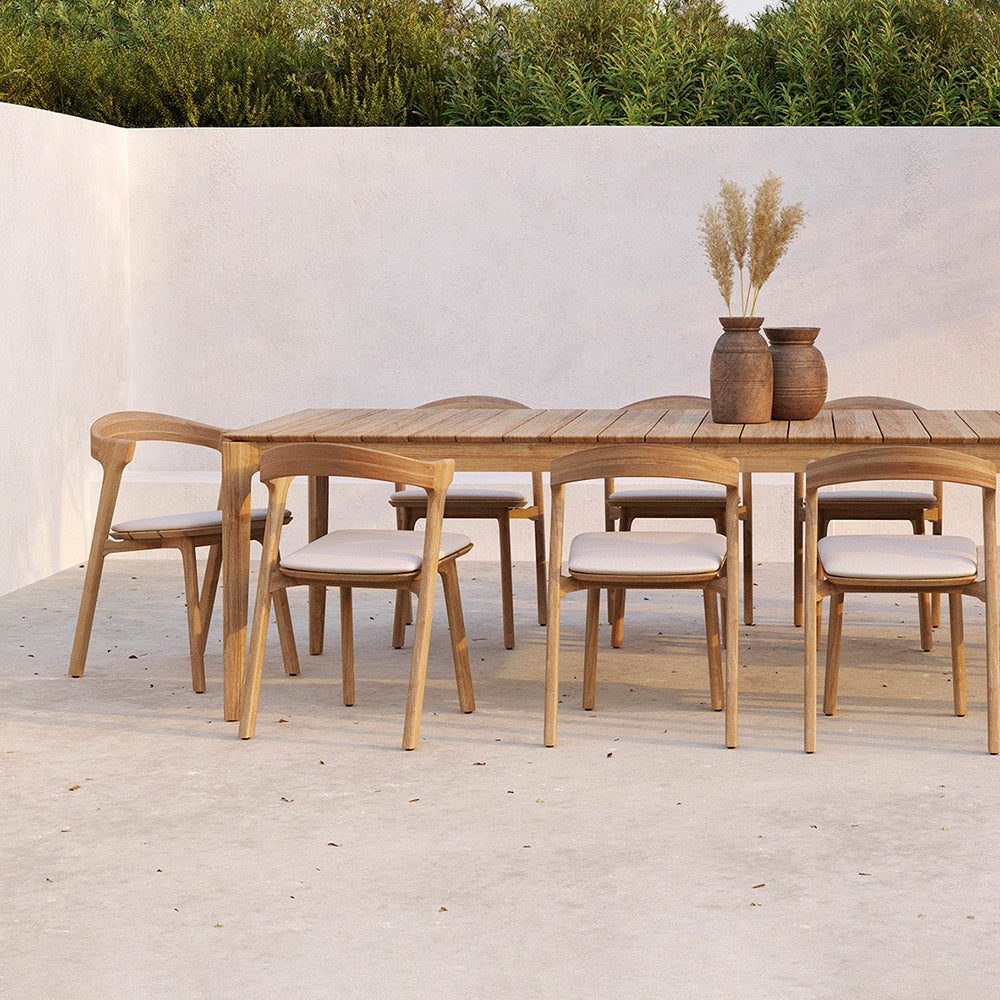 Bok Teak Outdoor Dining Chair - with Cushion