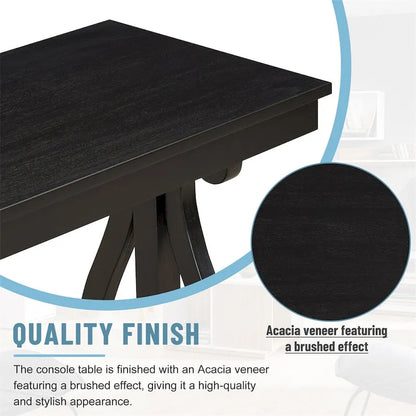 48-Inch Rustic Vintage Console Table,Farmhouse Style Entryway Table