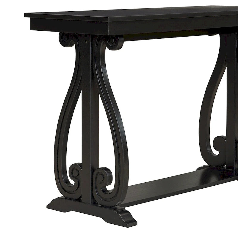 48-Inch Rustic Vintage Console Table,Farmhouse Style Entryway Table