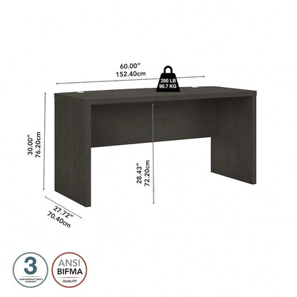 Echo 60W Bow Front Desk by Bush Business Furniture