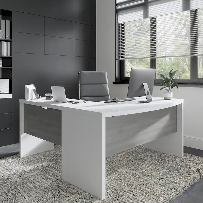 Echo 60W Bow Front Desk by Bush Business Furniture