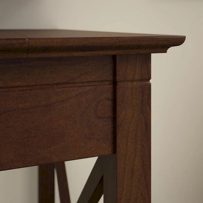 Key West 60W L Shaped Desk with Mobile File Cabinet by Bush Furniture