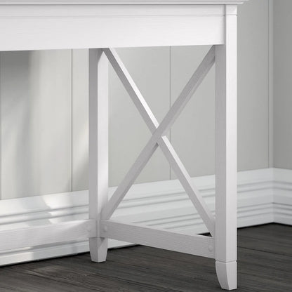 Key West 60W L Shaped Desk with Mobile File Cabinet by Bush Furniture