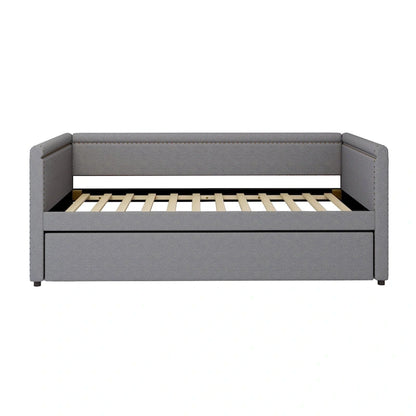 Upholstered Twin Daybed with Trundle