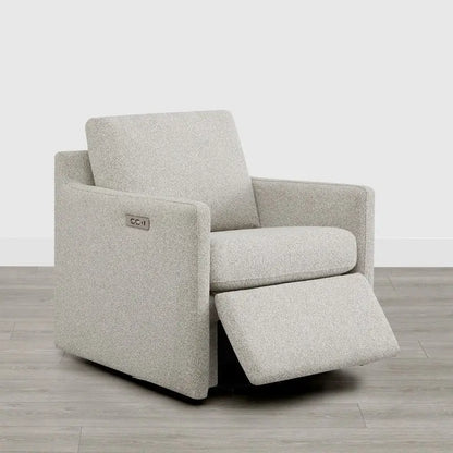Nora Electric Power Swivel Chair with Footrest Recline