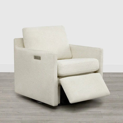 Nora Electric Power Swivel Chair with Footrest Recline