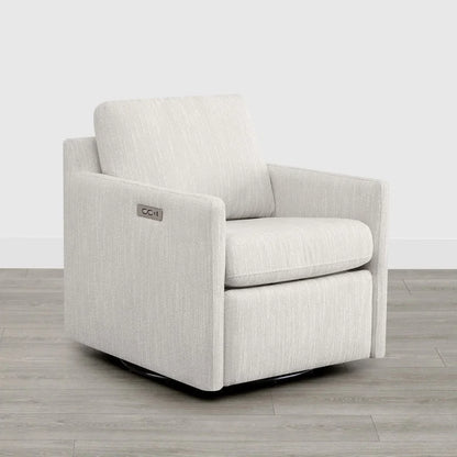 Nora Electric Power Swivel Chair with Footrest Recline