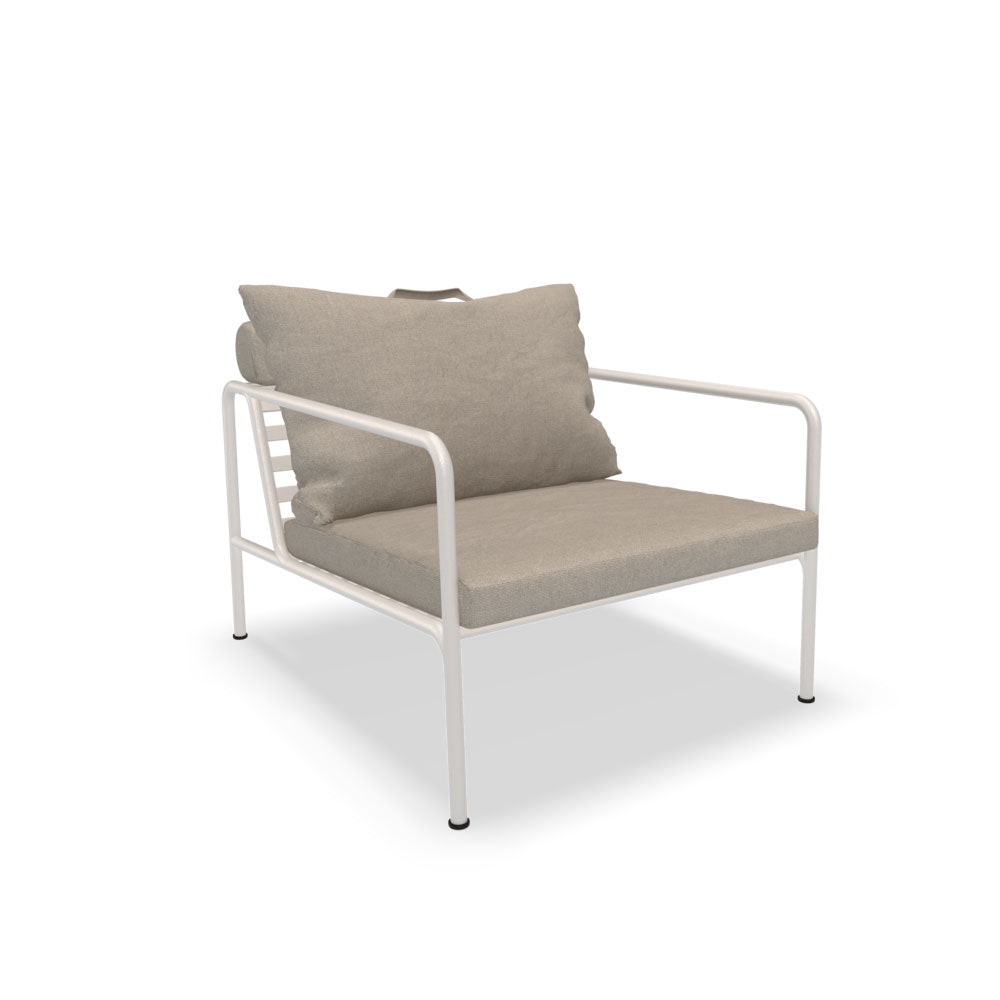 Avon Lounge Chair - White Frame