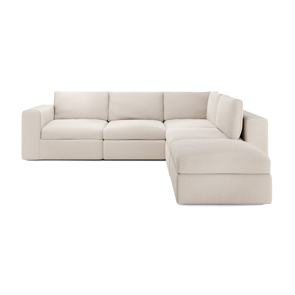 Mellow Modular Sectional with Extended Chaise