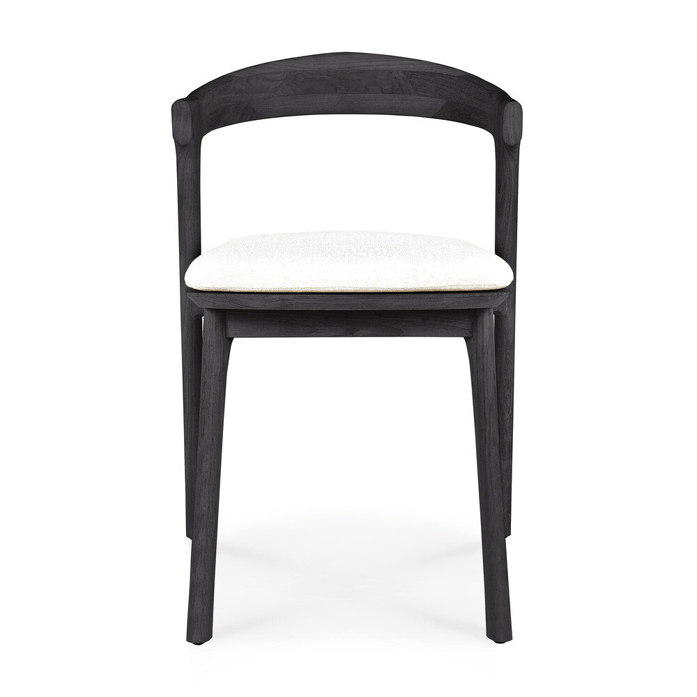 Bok Black Teak Outdoor Dining Chair - with Cushion