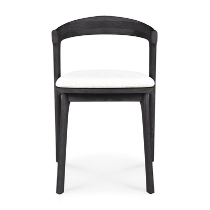 Bok Black Teak Outdoor Dining Chair - with Cushion