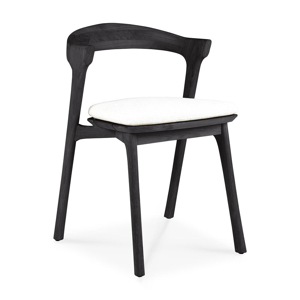 Bok Black Teak Outdoor Dining Chair - with Cushion