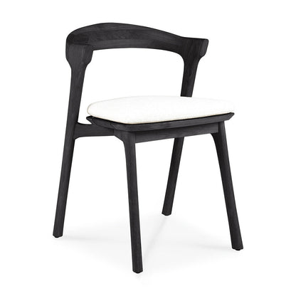 Bok Black Teak Outdoor Dining Chair - with Cushion