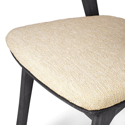 Bok Black Teak Outdoor Dining Chair - with Cushion