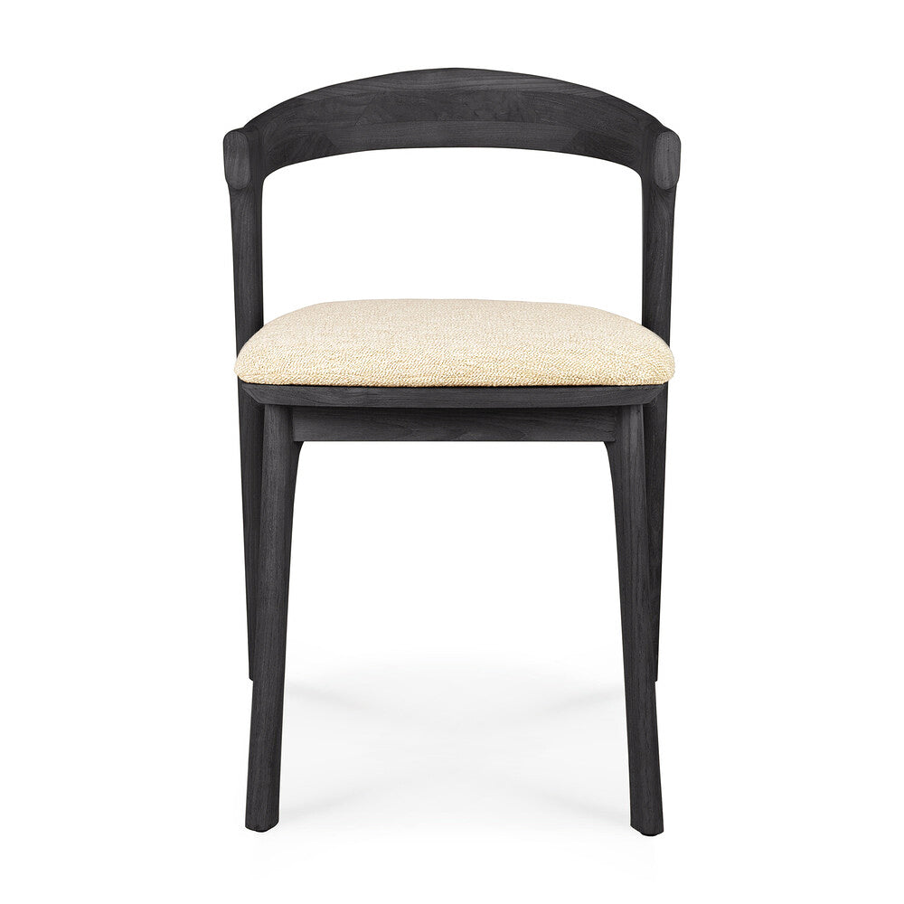 Bok Black Teak Outdoor Dining Chair - with Cushion