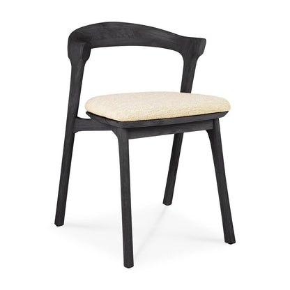 Bok Black Teak Outdoor Dining Chair - with Cushion