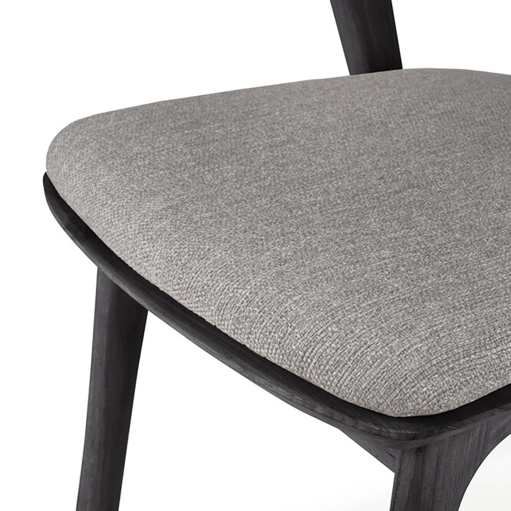 Bok Black Teak Outdoor Dining Chair - with Cushion