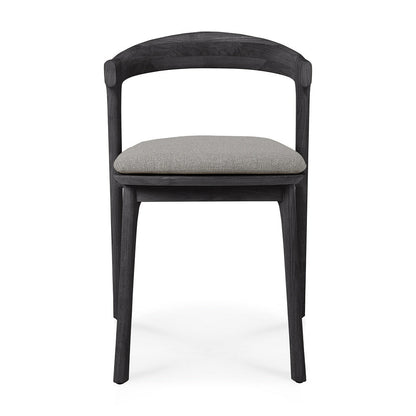 Bok Black Teak Outdoor Dining Chair - with Cushion