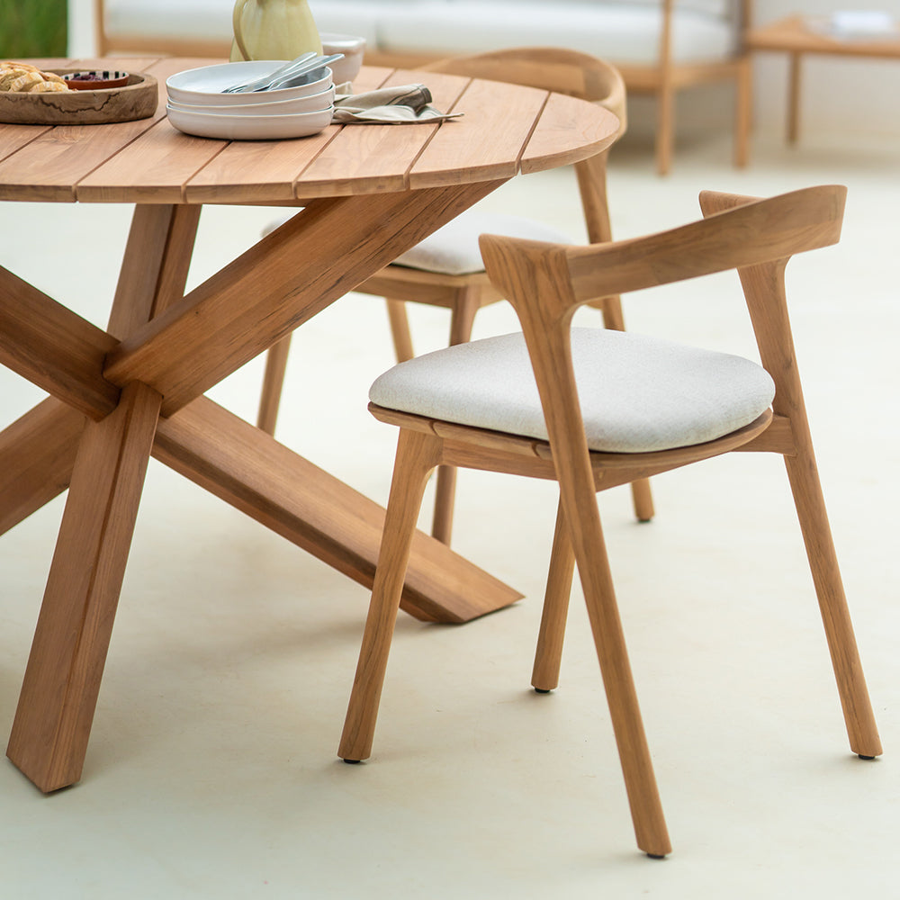 Bok Teak Outdoor Dining Chair - with Cushion
