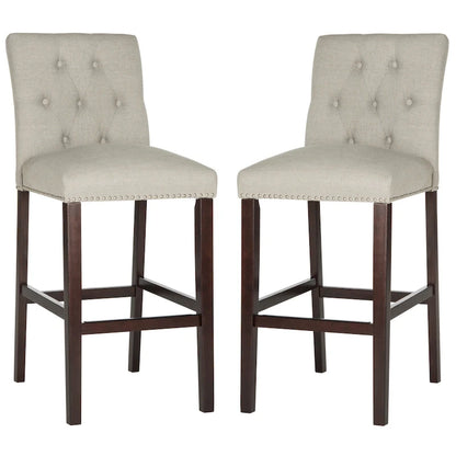 SAFAVIEH Jelka 31.5 Inch Bar Stool (Set of 2) - 19 x 20 x 44 - 19Wx23Dx44H