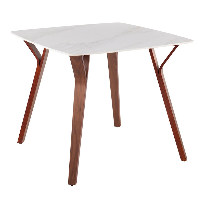 Carson Carrington Sala Dining Table with Textured Marble Table Top