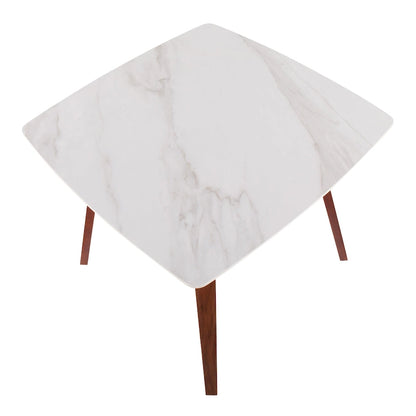 Carson Carrington Sala Dining Table with Textured Marble Table Top