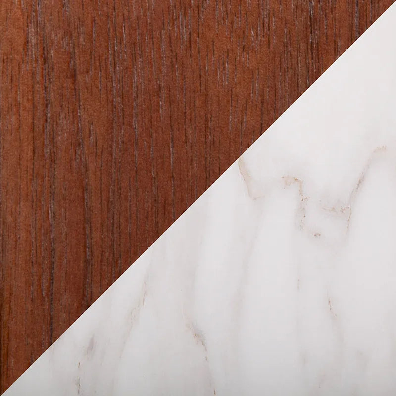 Carson Carrington Sala Dining Table with Textured Marble Table Top