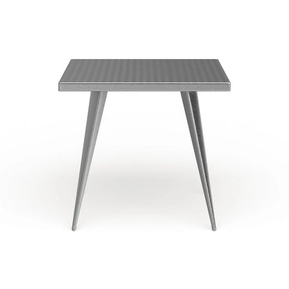 Carbon Loft Swan Industrial Square Metal Dining Table - N/A