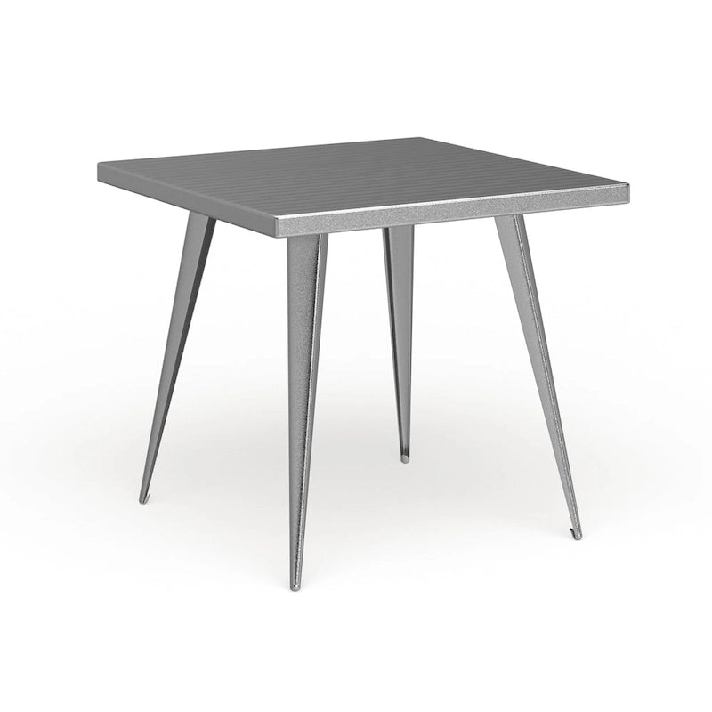 Carbon Loft Swan Industrial Square Metal Dining Table - N/A