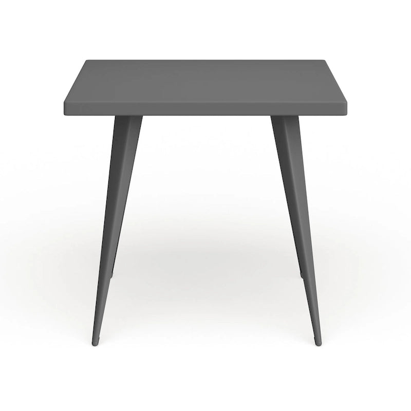 Carbon Loft Swan Industrial Square Metal Dining Table - N/A