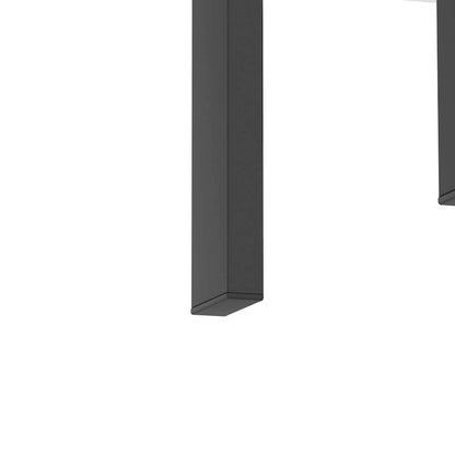 Square Tempered Glass Coffee End Table (Set Of 2) - 17.72 x 17.72 x 20.50
