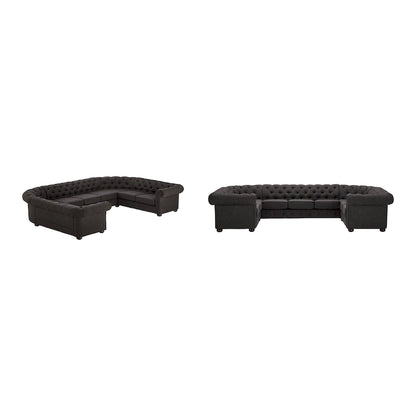 Gdansk 9-Seat U-Shaped Chesterfield Sectional Sofa