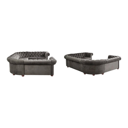 Gdansk 9-Seat U-Shaped Chesterfield Sectional Sofa