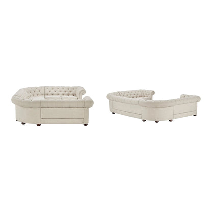 Gdansk 9-Seat U-Shaped Chesterfield Sectional Sofa