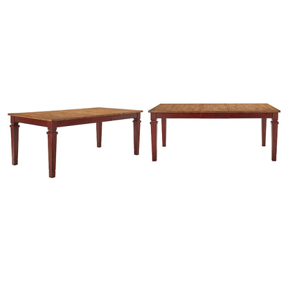 Vikos Solid Wood 64-82 Extendable Dining Table