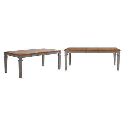 Vikos Solid Wood 64-82 Extendable Dining Table