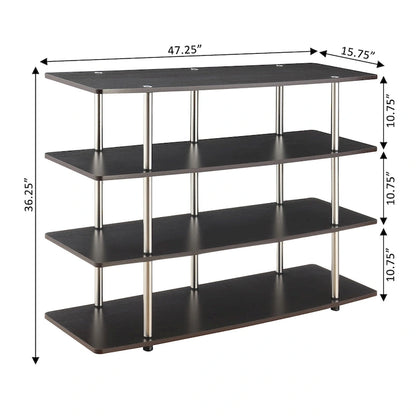 Convenience Concepts Designs2Go XL 55 inch Highboy 4 Tier TV Stand