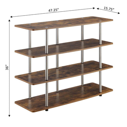 Convenience Concepts Designs2Go XL 55 inch Highboy 4 Tier TV Stand