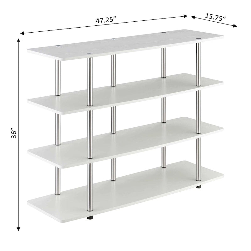 Convenience Concepts Designs2Go XL 55 inch Highboy 4 Tier TV Stand