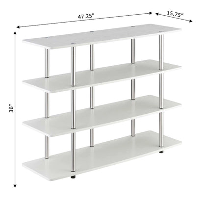 Convenience Concepts Designs2Go XL 55 inch Highboy 4 Tier TV Stand