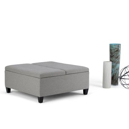 WYNDENHALL Tyler 36 inch Wide Contemporary Square Table Ottoman