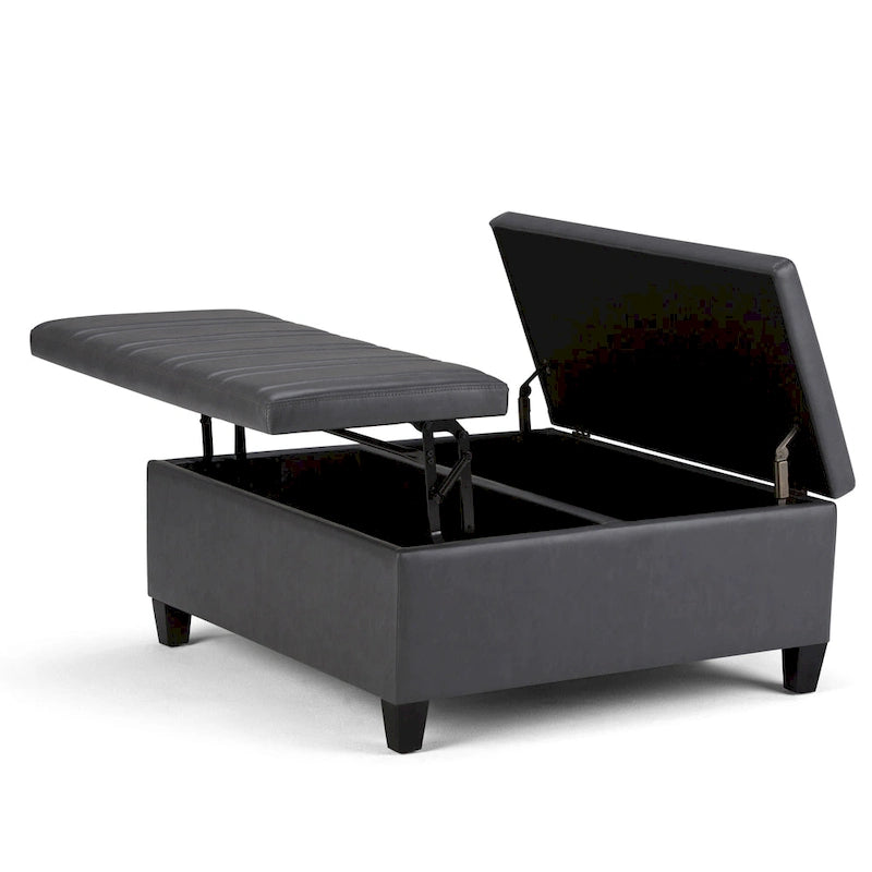 WYNDENHALL Tyler 36 inch Wide Contemporary Square Table Ottoman