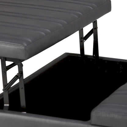 WYNDENHALL Tyler 36 inch Wide Contemporary Square Table Ottoman