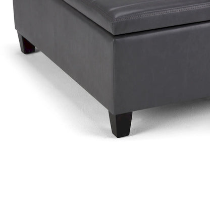 WYNDENHALL Tyler 36 inch Wide Contemporary Square Table Ottoman