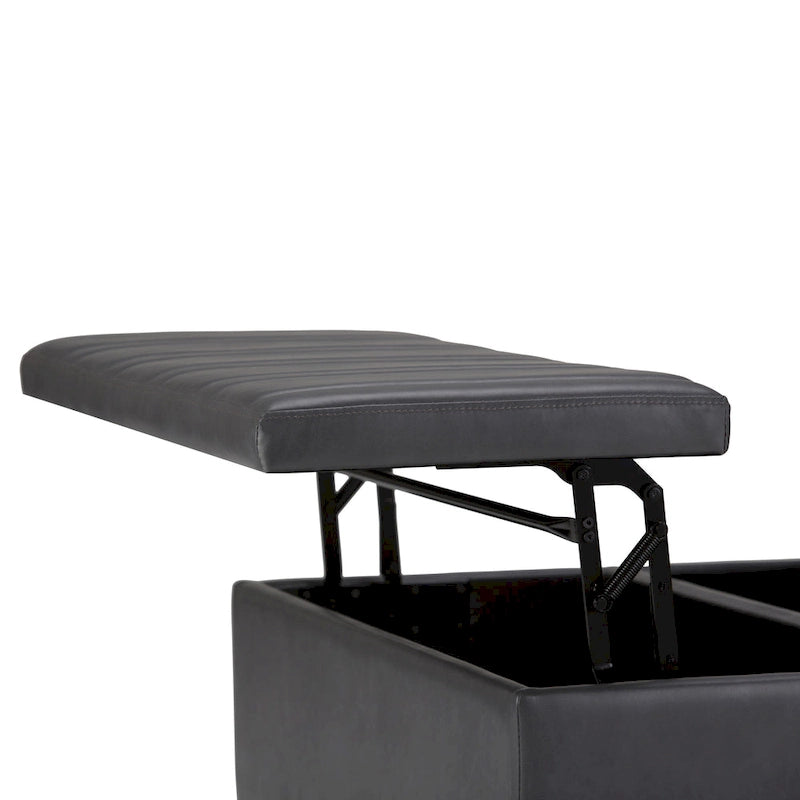 WYNDENHALL Tyler 36 inch Wide Contemporary Square Table Ottoman