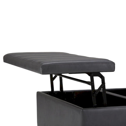 WYNDENHALL Tyler 36 inch Wide Contemporary Square Table Ottoman
