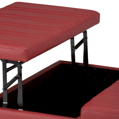 WYNDENHALL Tyler 36 inch Wide Contemporary Square Table Ottoman