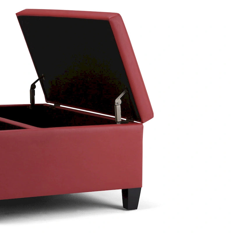 WYNDENHALL Tyler 36 inch Wide Contemporary Square Table Ottoman